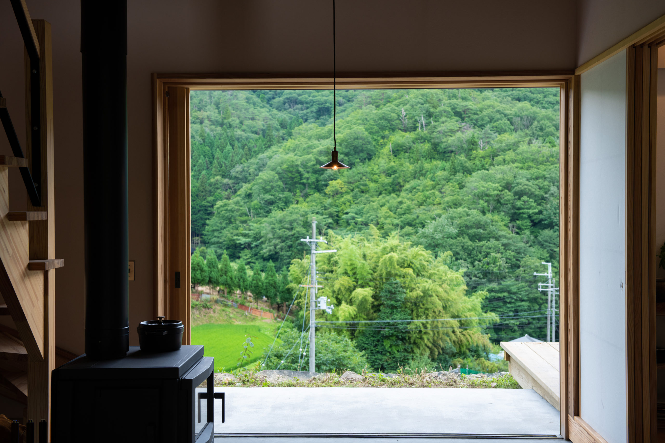 景観が建物の一部に